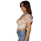 SHEIN Shein Womens Tops M / Multi-Color SHEIN - Floral Printed Crop Top
