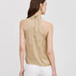 SHEIN Shein Womens Tops S / Beige SHEIN - Halter-neck Blouse