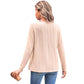 SHEIN Shein Womens Tops S / Beige SHEIN -  Lace Trim Button Front Blouse