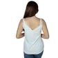 SHEIN Shein Womens Tops M / White SHEIN -  Lace-Trimmed Cami top