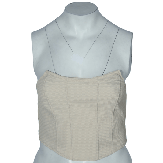 SHEIN Shein Womens Tops L / Beige SHEIN - Off Shoulder Crop Top