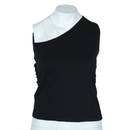 SHEIN Shein Womens Tops XL / Black SHEIN - One Shoulder Tank Top