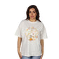 SHEIN Shein Womens Tops XS / White SHEIN - Oversized logo  plain t-shirt