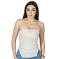 SHEIN Shein Womens Tops M / Beige SHEIN - Ribbed off shoulder design top