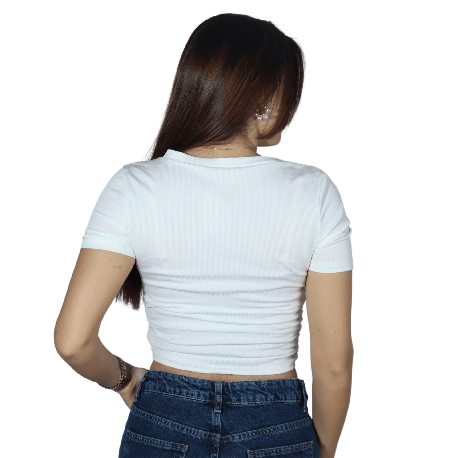 SHEIN Shein Womens Tops S / White SHEIN - Rushed Design Tank Top