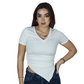 SHEIN Shein Womens Tops S / White SHEIN - Rushed Design Tank Top