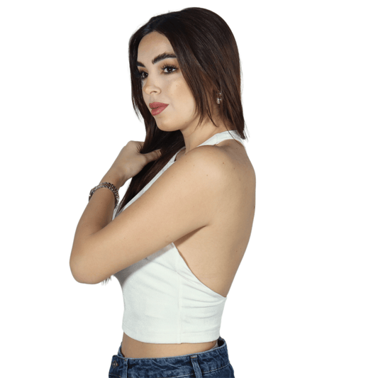 SHEIN Shein Womens Tops S / Off-White SHEIN - Sexy Tank Top