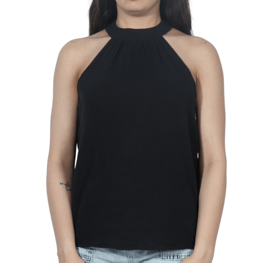 SHEIN Shein Womens Tops XS / Black SHEIN - Simple cotton plain tank top