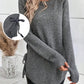 SHEIN Shein Womens Tops XL / Grey SHEIN - Sleeve Knot Side Sweater