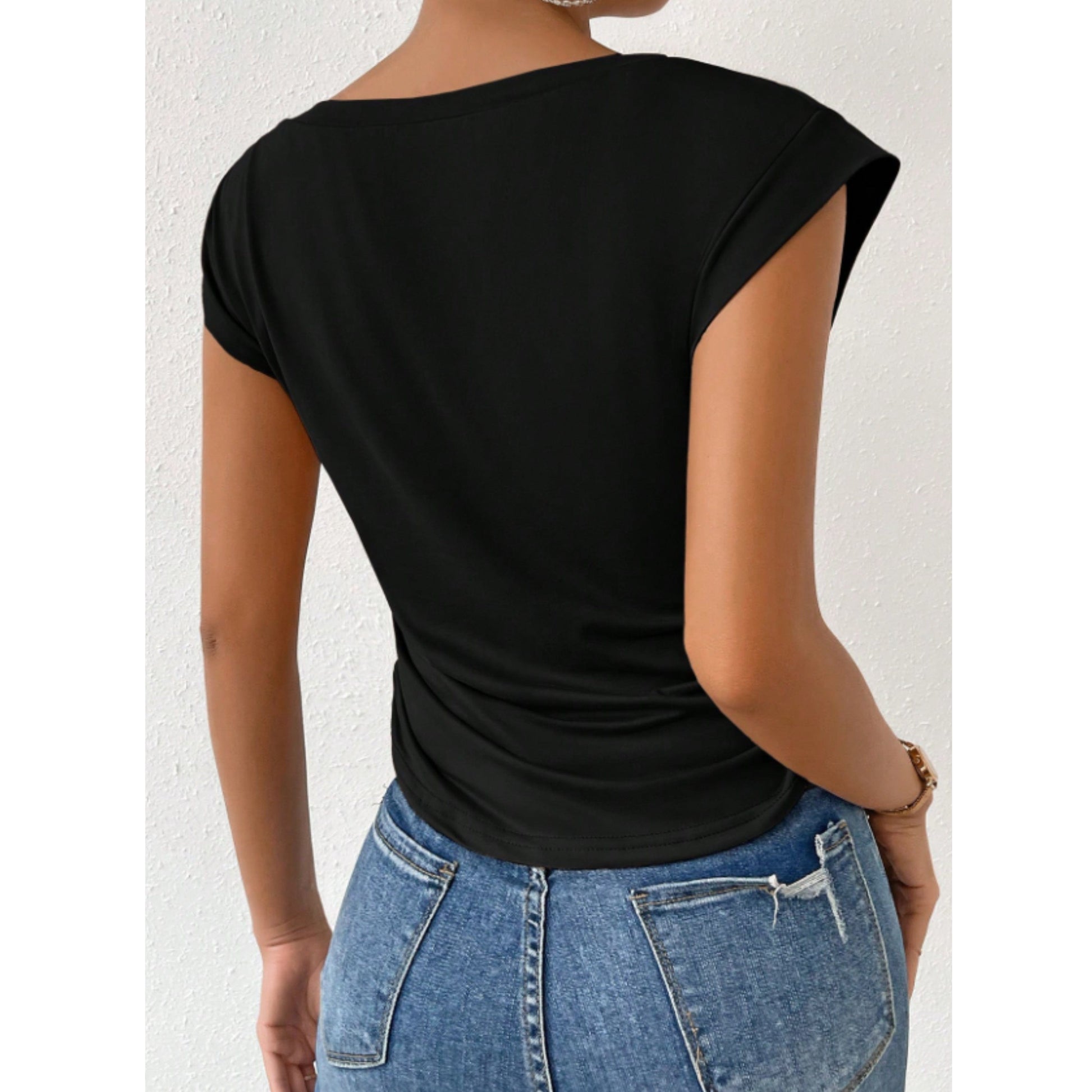 SHEIN Shein Womens Tops L / Black SHEIN - Sleeveless Blouse