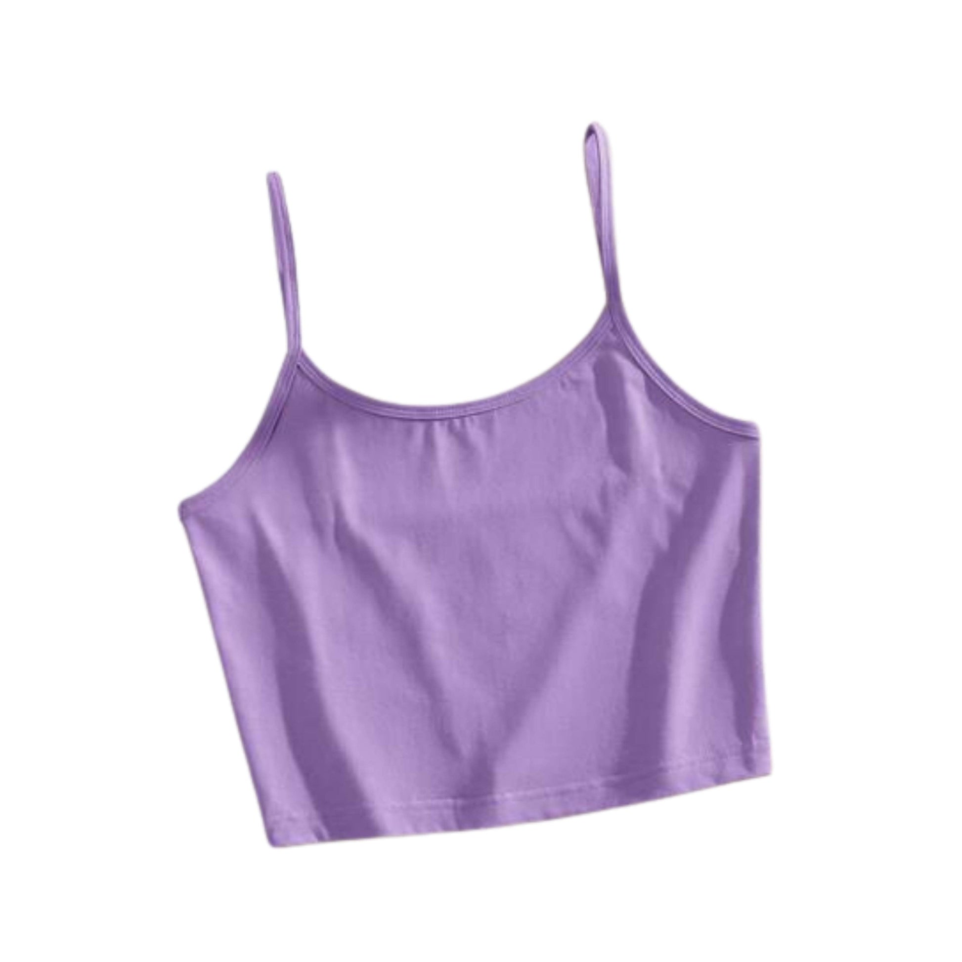 SHEIN Shein Womens Tops XL / Purple SHEIN -  Sleeveless Crop Top