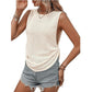 SHEIN Shein Womens Tops M / Off-White SHEIN - Sleeveless Knit Tank Top