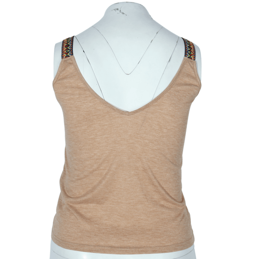 SHEIN Shein Womens Tops S / Beige SHEIN - Sleeveless Tank Top