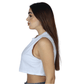 SHEIN Shein Womens Tops S / White SHEIN - Sold Color Crop Top