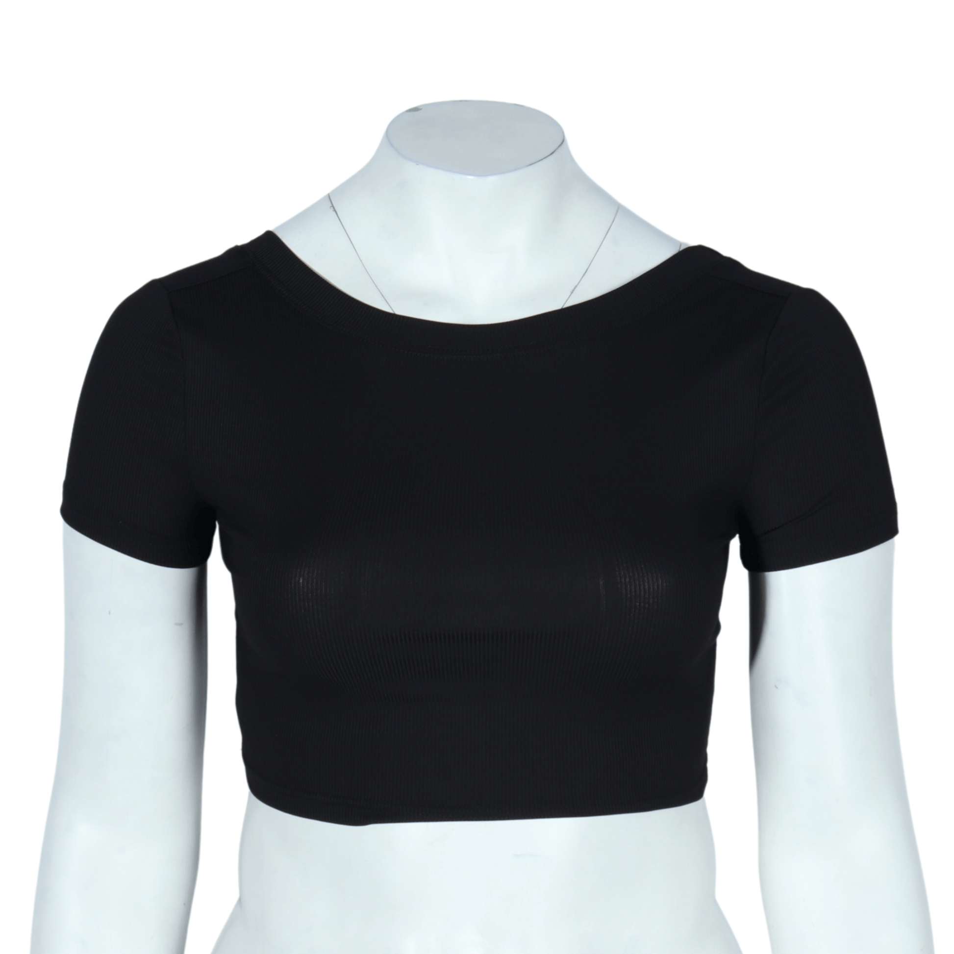 SHEIN Shein Womens Tops S / Black SHEIN - Sold Color Crop Top