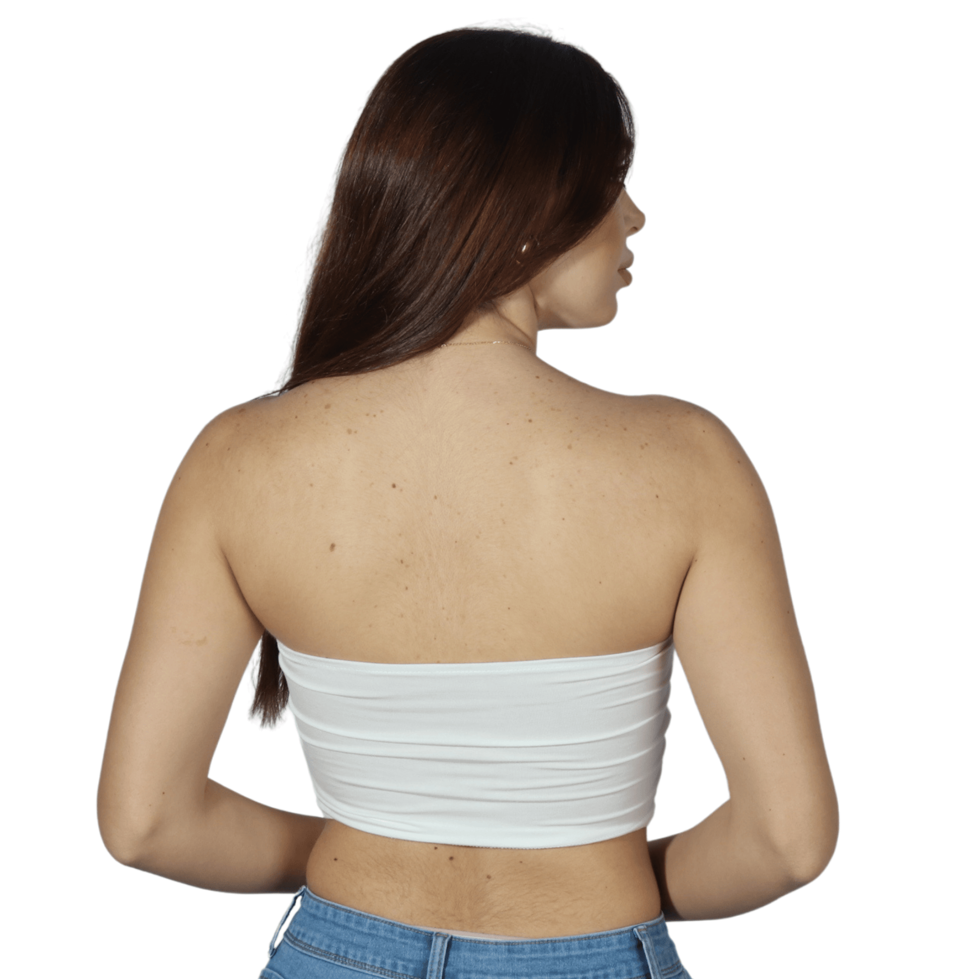 SHEIN Shein Womens Tops Tall S / White SHEIN - Solid simple crop top