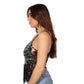 SHEIN Shein Womens Tops M / Multi-Color SHEIN - Sparkle stitch crop top