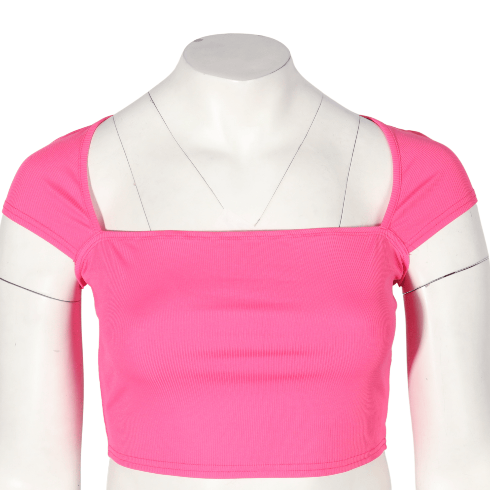 SHEIN Shein Womens Tops L / Pink SHEIN - Square Neck Blouse