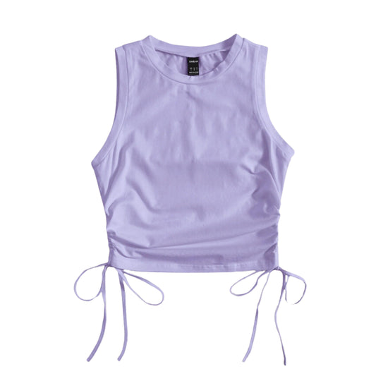 SHEIN Shein Womens Tops S / Purple SHEIN - Strappy Halter Top