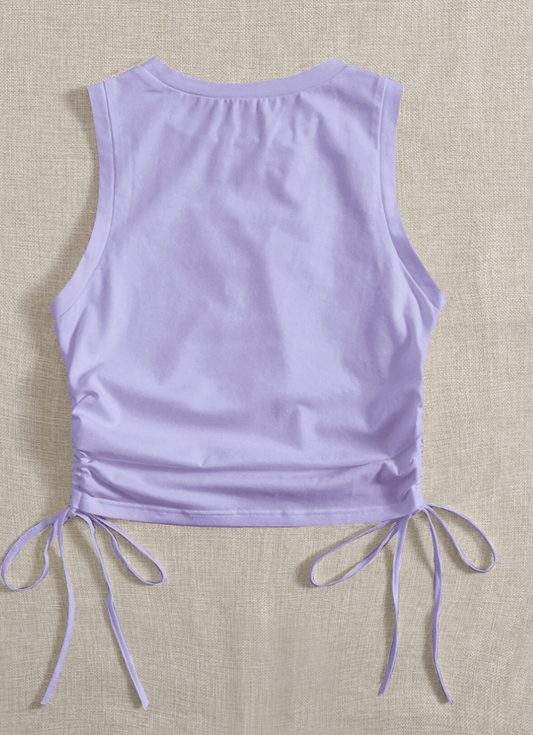 SHEIN Shein Womens Tops S / Purple SHEIN - Strappy Halter Top