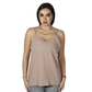 SHEIN Shein Womens Tops XL / Beige SHEIN - Texture  Sleeveles Tank Top
