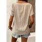 SHEIN Shein Womens Tops XL / Beige SHEIN - Textured design v neck design