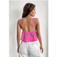 SHEIN Shein Womens Tops M / Pink SHEIN - Ties in front tank top