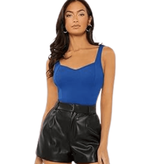 SHEIN Shein Womens Tops M / Blue SHEIN - V Neck V NeckTank Tops