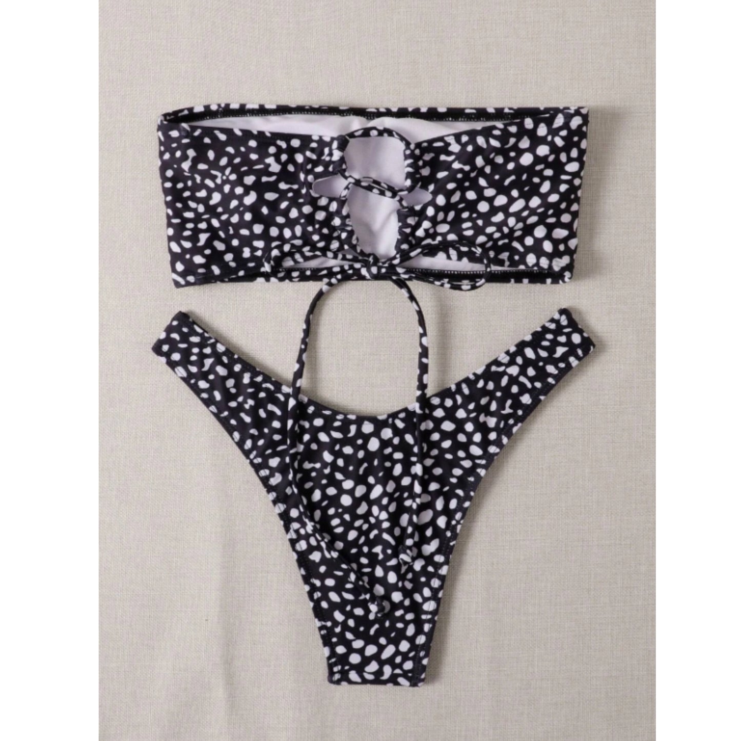 SHEIN - Dotted print bikini