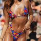 SHEIN - Printed triangle bikini