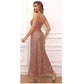 SHEIN - Sparkle leg split evening dress