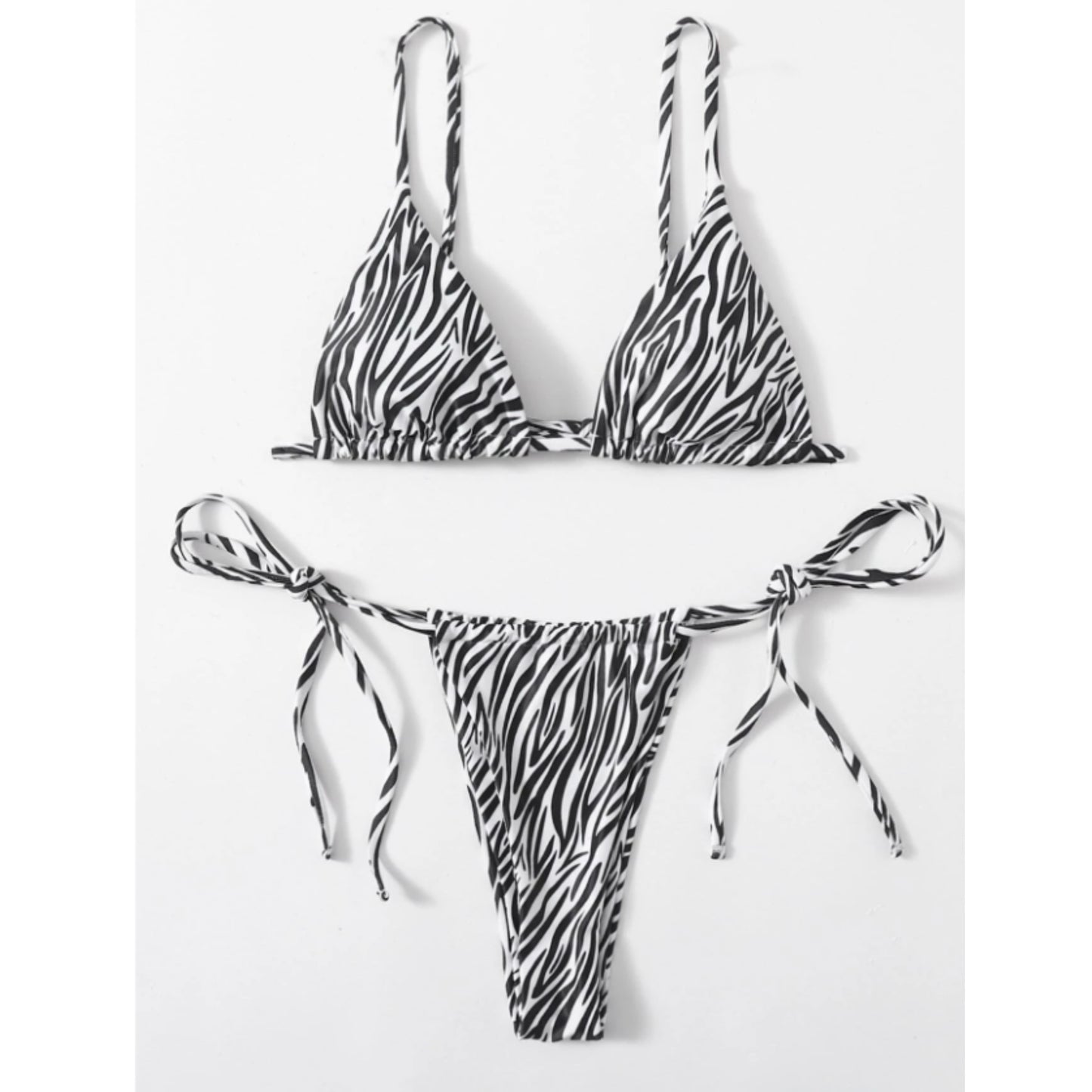 SHEIN - Zebra cute print bikini