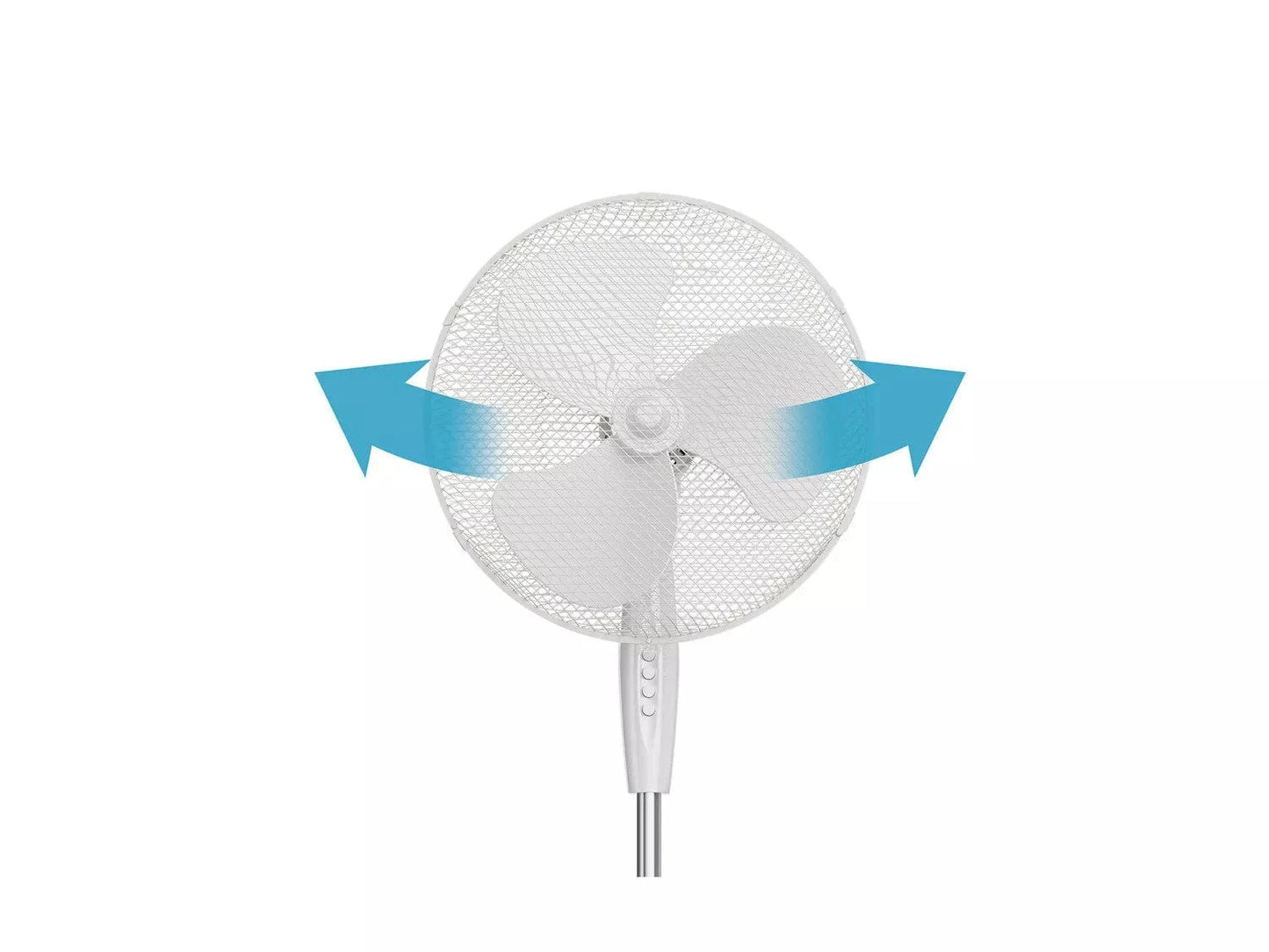 SILVER CREST Home Appliances & Accessories White SILVER CREST -  Pedestal Fan