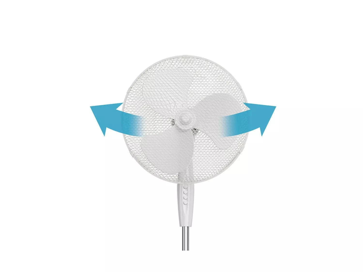 SILVER CREST Home Appliances & Accessories White SILVER CREST -  Pedestal Fan