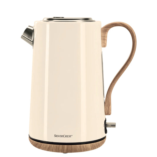 SILVERCREST Kitchen Appliances Beige SILVERCREST - Kettle with wood effect details