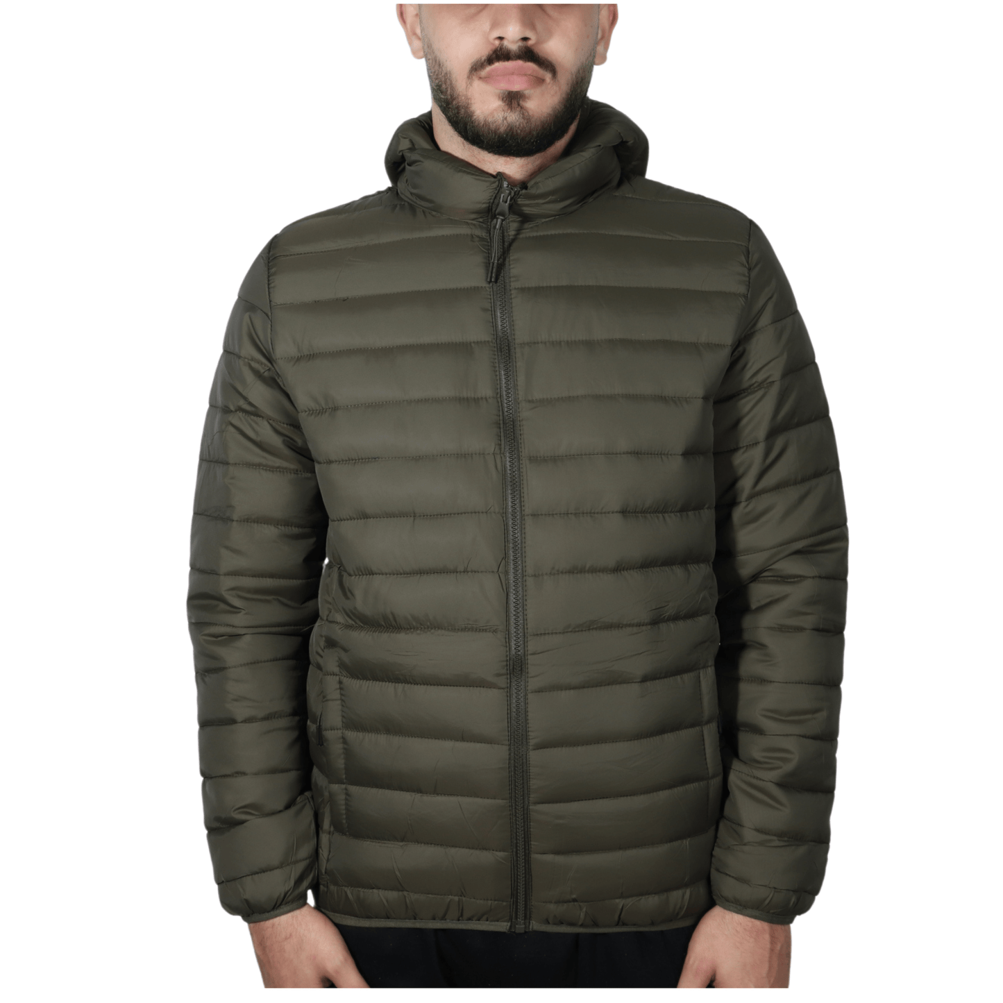 SIXTY SIX Mens Jackets M / Green SIXTY SIX - Lightweight Quilted Jacket