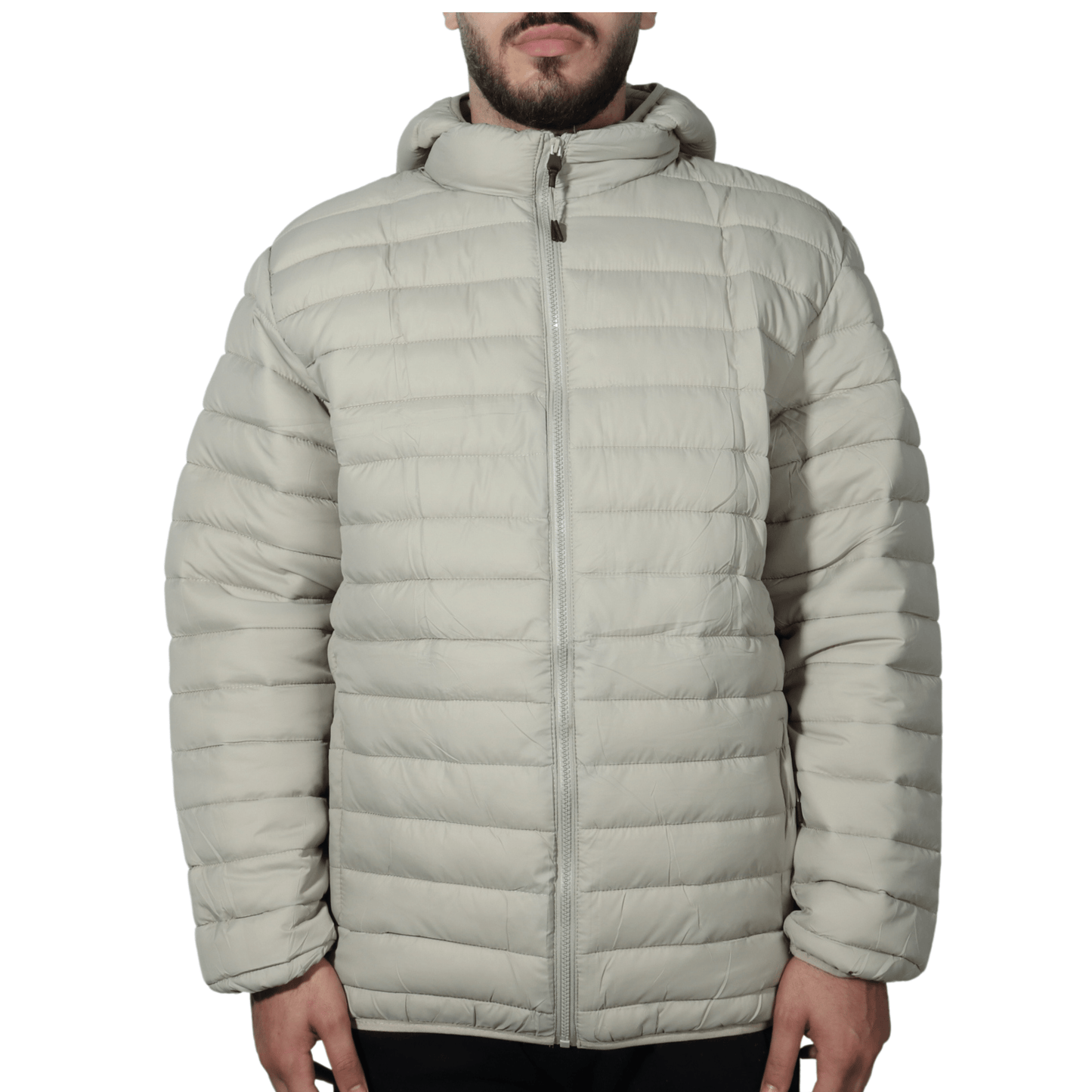 SIXTY SIX Mens Jackets M / Beige SIXTY SIX - Lightweight Quilted Jacket