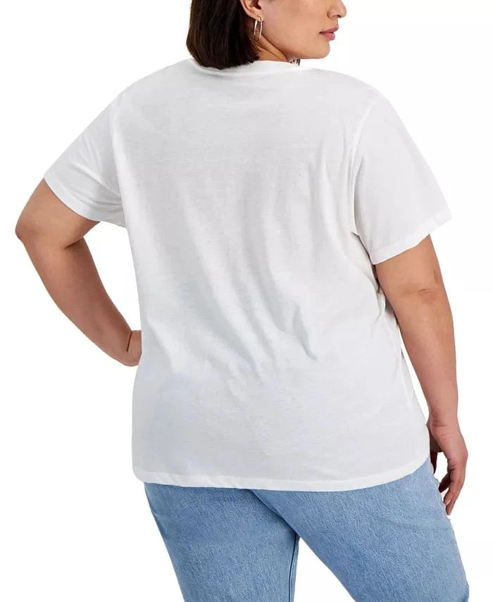 SMILEY WORLD Womens Tops SMILEY WORLD - Trendy Plus Size SmileyWorld T-Shirt