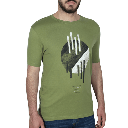 SMOG Mens Tops M / Green SMOG - Graphic Print T-Shirt