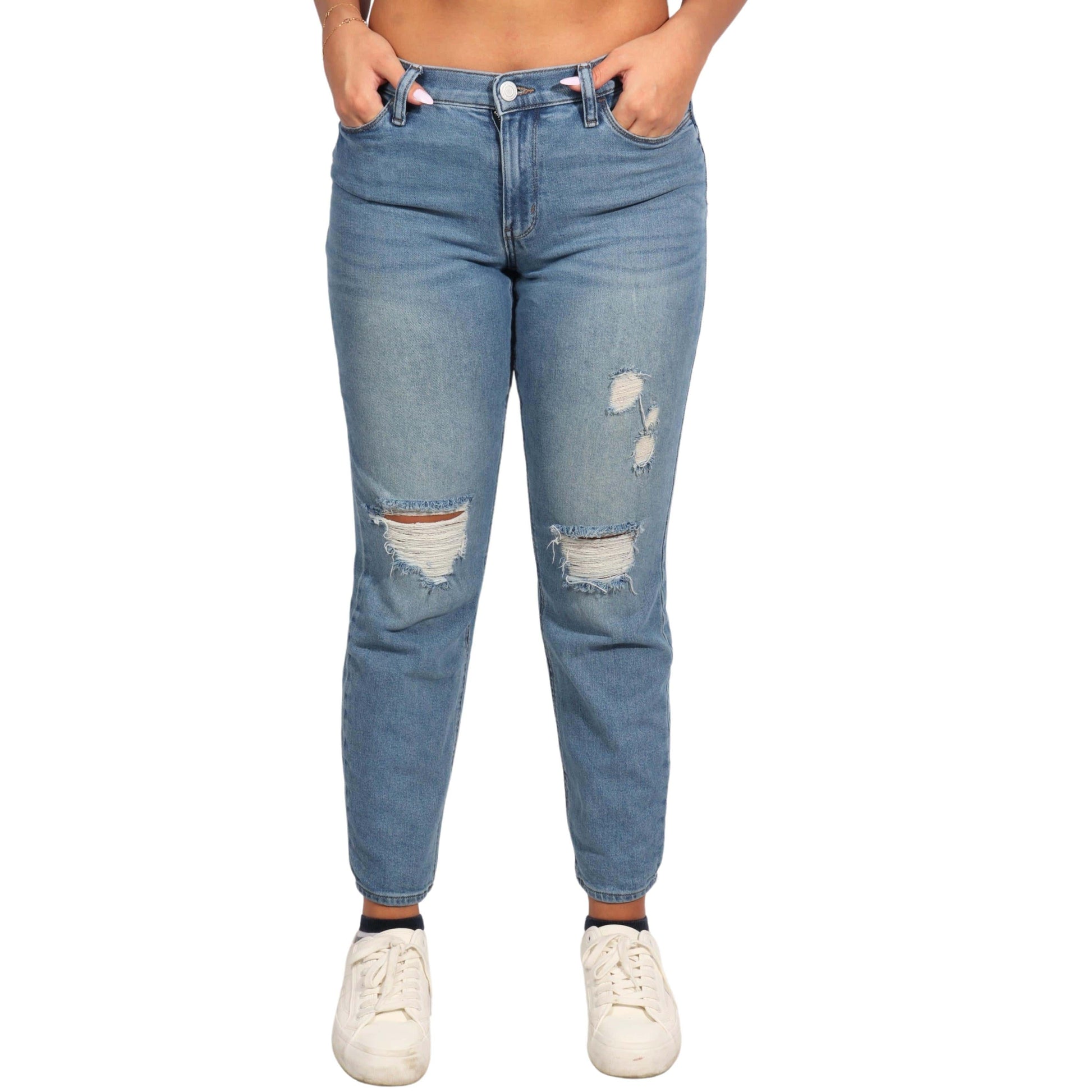 SO Womens Bottoms M / Blue SO - Boyfriend Women's Jeans