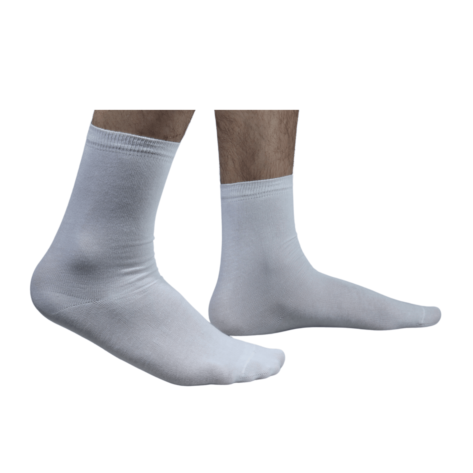 SOCKS LAND Socks 37-40 / White SOCKS LAND - Below Knee Soft Lightweight Socks