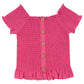 SPEECHLESS Girls Tops L / Pink SPEECHLESS - KIDS - Smocked Top