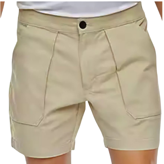 ST. JOHN'S BAY Mens Bottoms XL / Beige / 38-40 ST. JOHN'S BAY - CARGO SHORT PALE KHAKI