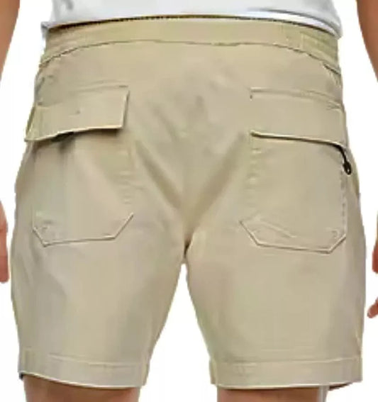 ST. JOHN'S BAY Mens Bottoms XL / Beige / 38-40 ST. JOHN'S BAY - CARGO SHORT PALE KHAKI