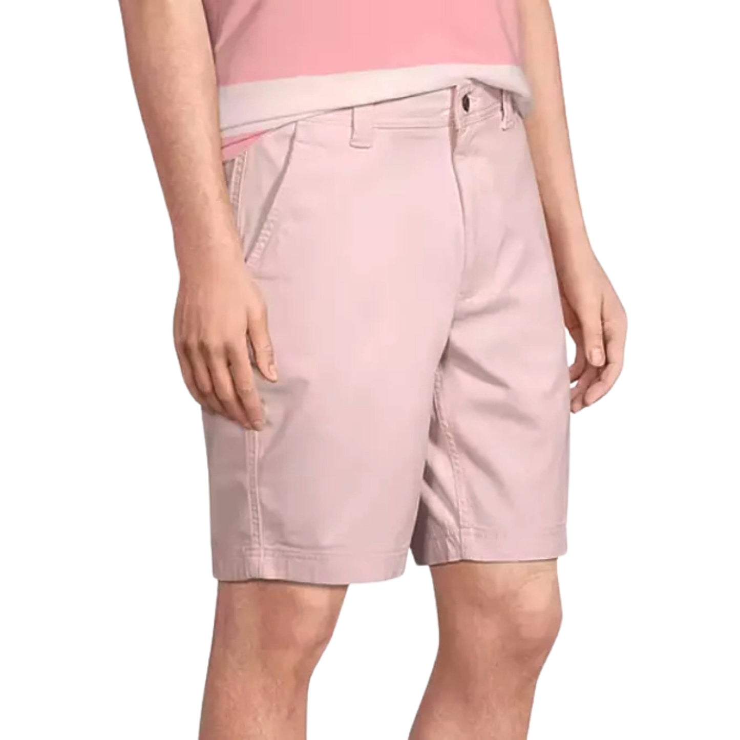 ST.JOHN'S BAY Mens Bottoms XL / Pink / 38 ST.JOHN'S BAY - Cotton Solid shorts