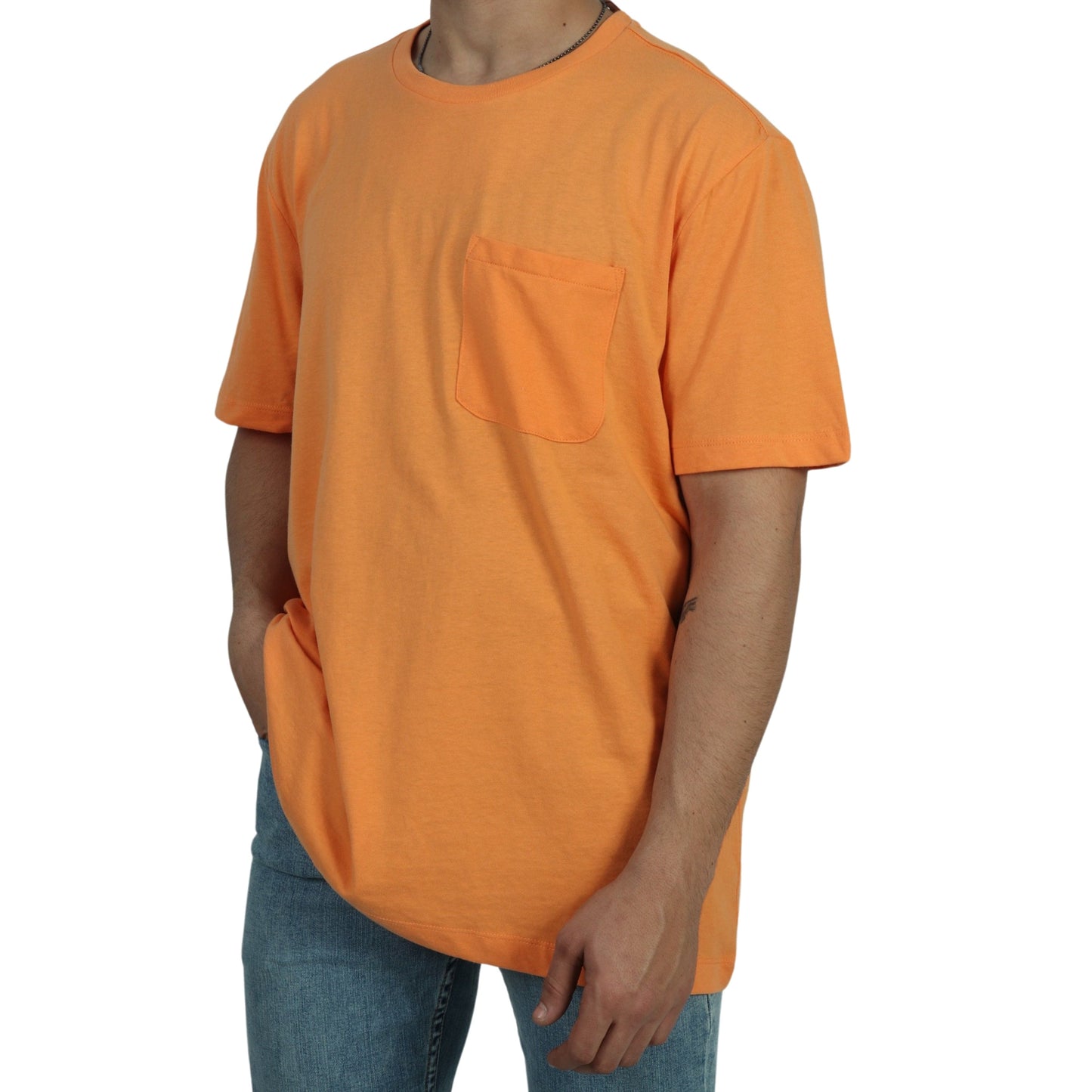 ST.JOHN'S BAY Mens Tops S / Orange ST.JOHN'S BAY - One Pocket T-Shirt