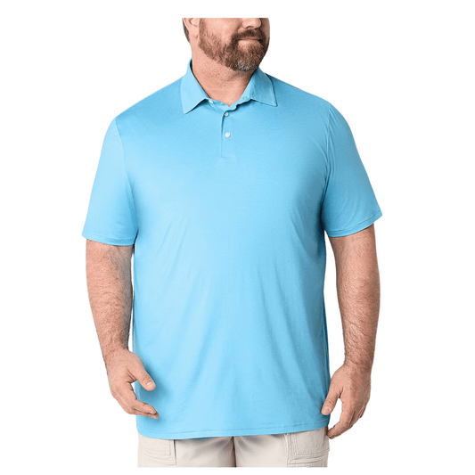 ST.JOHN'S BAY Mens Tops L / Blue ST.JOHN'S BAY -  Regular Fit Short Sleeve Polo Shirt
