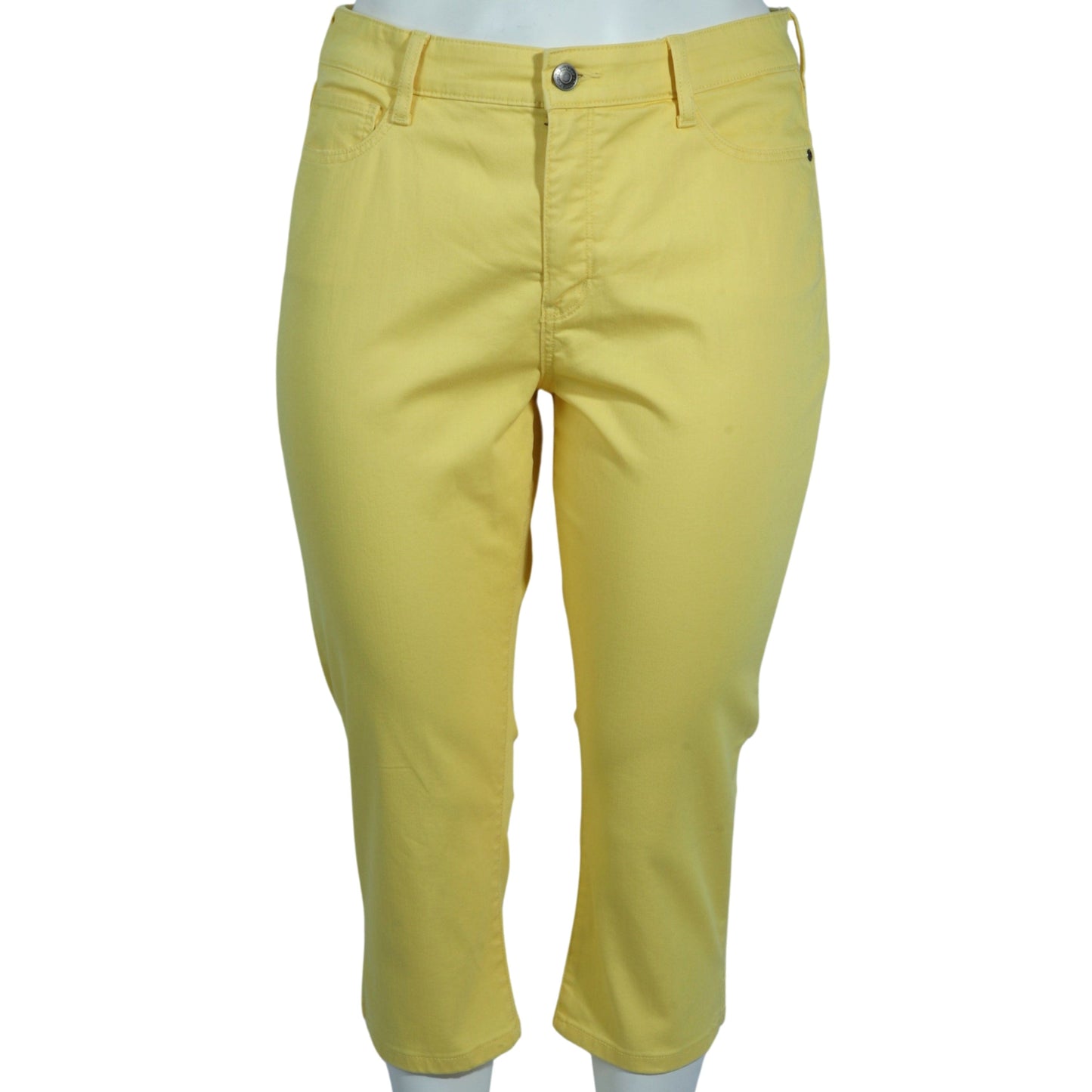 ST.JOHN'S BAY Womens Bottoms XL / Yellow ST.JOHN'S BAY - Belt Loops Capri