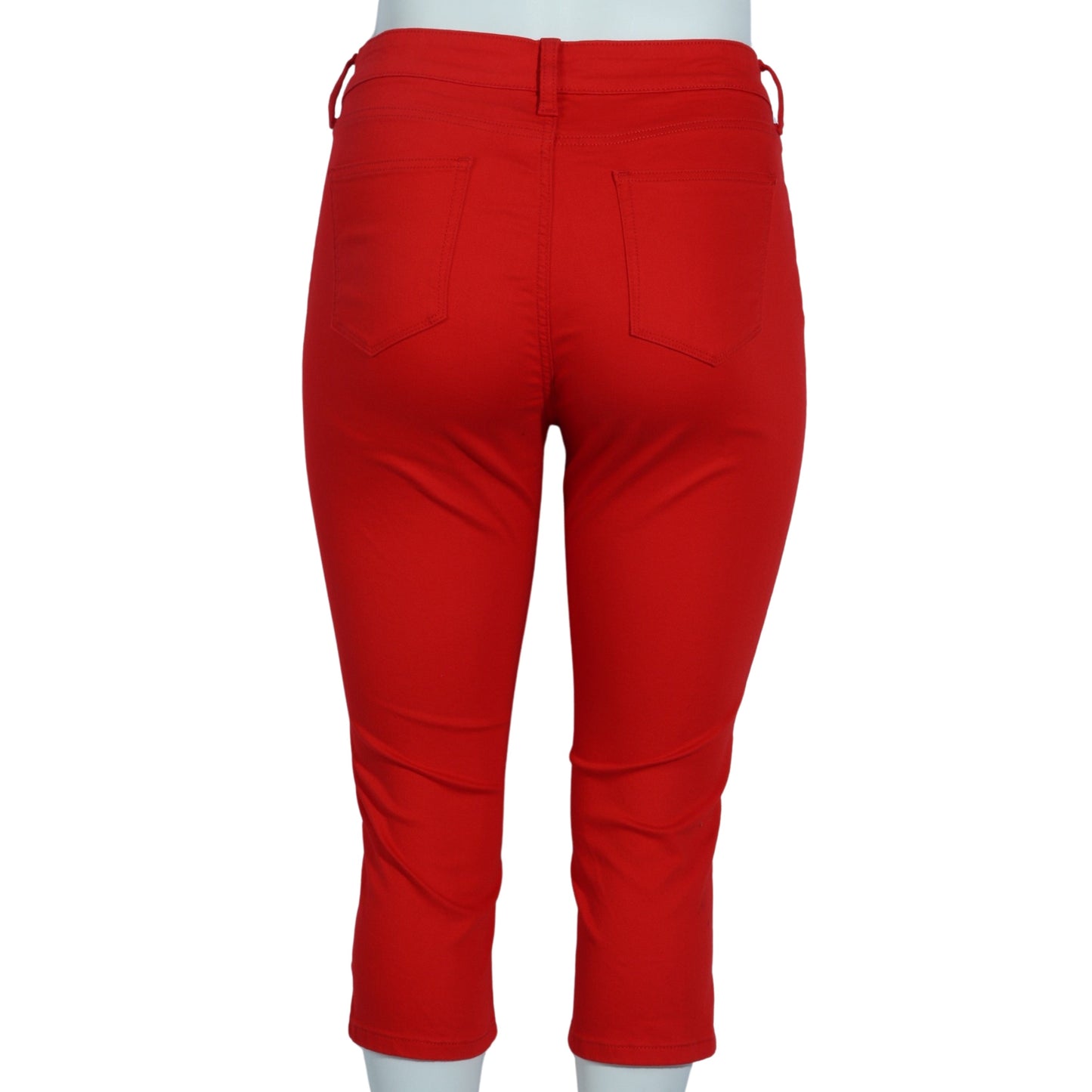 ST.JOHN'S BAY Womens Bottoms ST.JOHN'S BAY - Belt Loops Capri