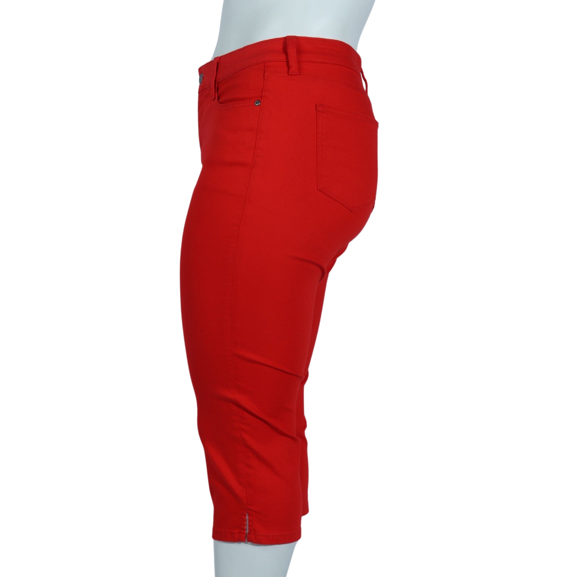 ST.JOHN'S BAY Womens Bottoms ST.JOHN'S BAY - Belt Loops Capri